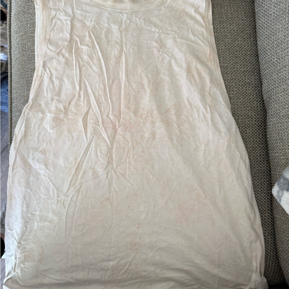 lululemon athletica pale tie dye tank top